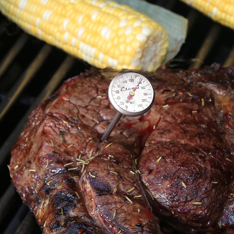 Escali AH2 Instant Read Small 1-inch Dial Thermometer Fahrenheit Protective Sheath Shatter Proof NSF Certified Commercial (5-inch Probe Length) - Image 3